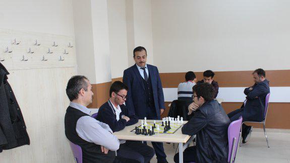 İlçe Milli Eğitim Müdürlüğü Liseler Arası Satranç Turnuvası Yapıldı.