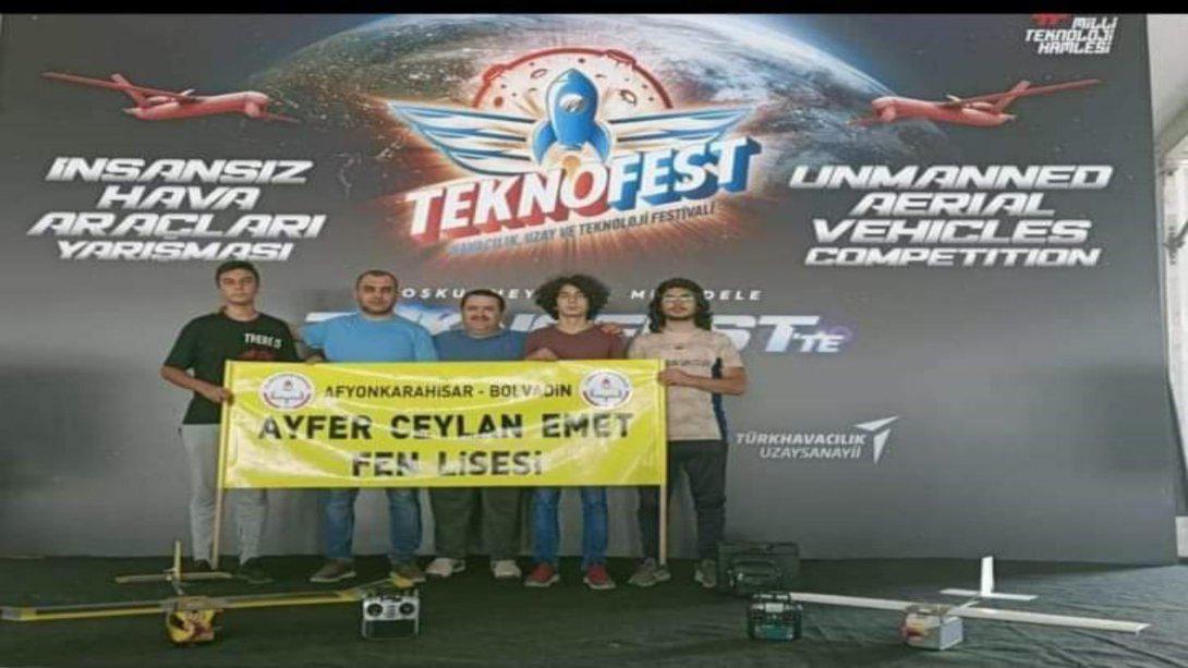 İlçemiz Ayfer Ceylan Emet Fen Lisesi TEKNOFEST Türkiye Finaline Katıldı.